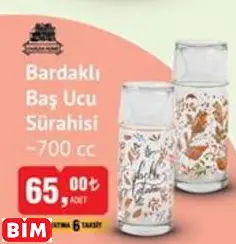 CASİLDA HOME BARDAKLI BAŞ UCU SÜRAHİSİ